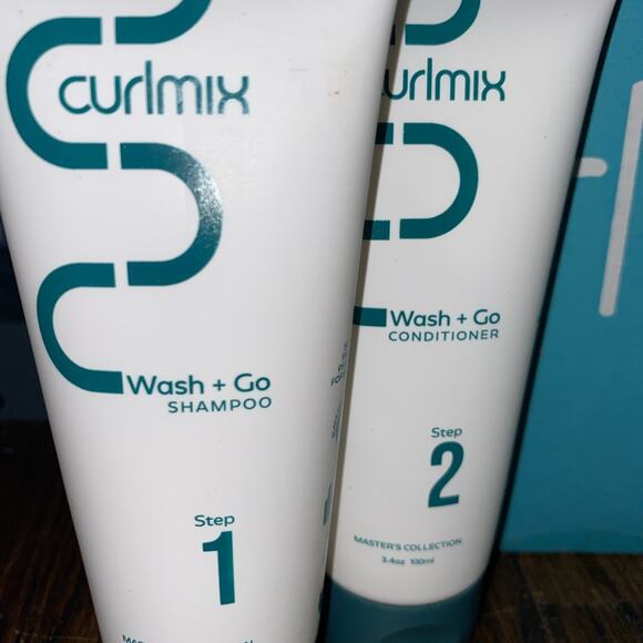 Curlmix Wash Go Pack 1-4 Master Collection System Set Growth Heavy Hold 8oz - Picture 2 of 7